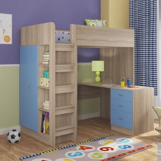 Кровать-чердак «Теремок-3»